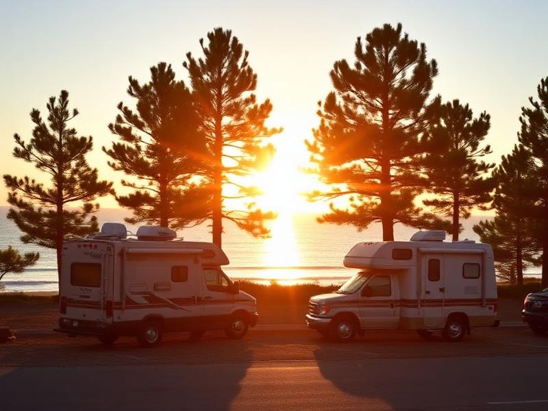 La Arena Camper Park in Muskiz, Baskenland